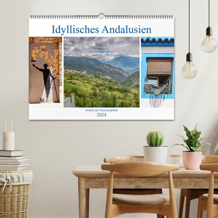 Idyllisches Andalusien (CALVENDO Wandkalender 2024)