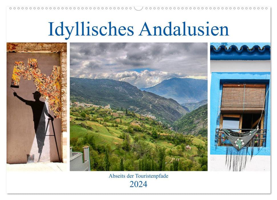 Idyllisches Andalusien (CALVENDO Wandkalender 2024)