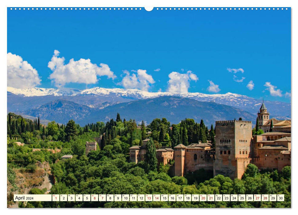 Idyllisches Andalusien (CALVENDO Wandkalender 2024)