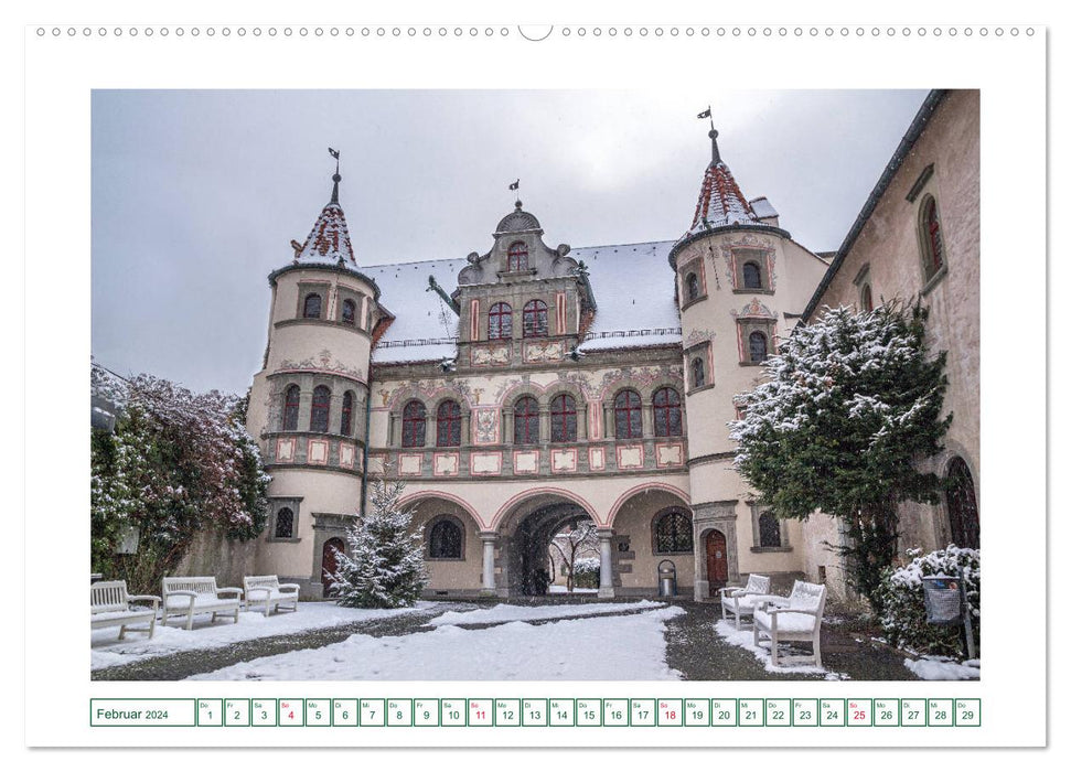 Konstanz - die größte Stadt am Bodensee (CALVENDO Wandkalender 2024)