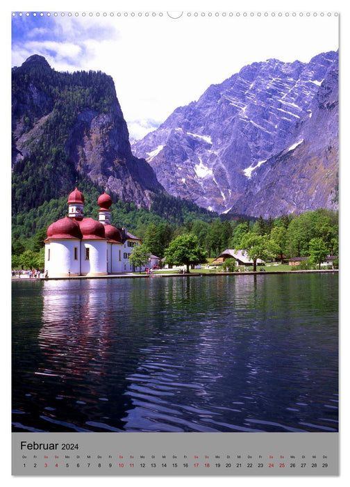 Wunderschönes Berchtesgadener Land (CALVENDO Premium Wandkalender 2024)