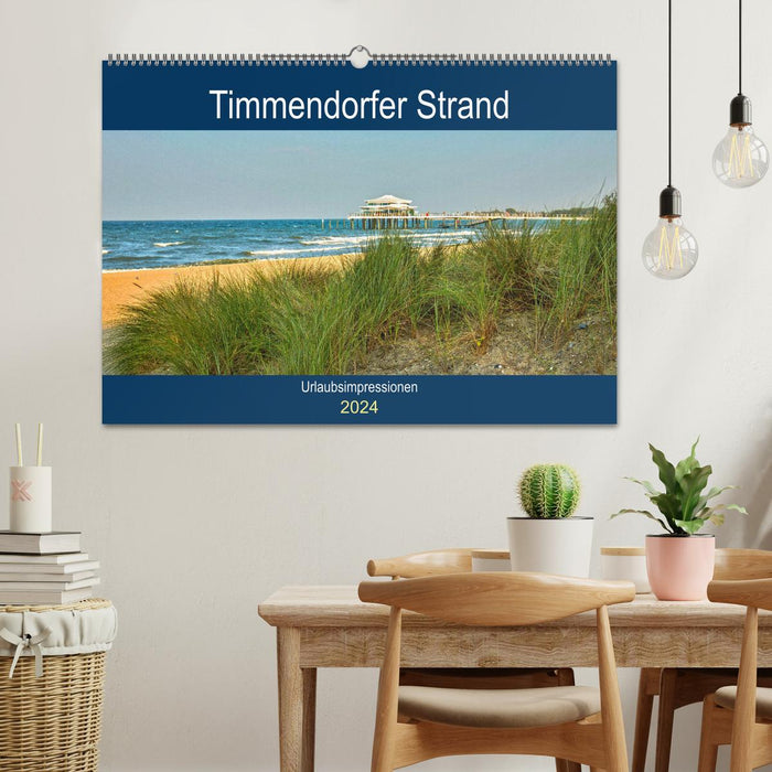 Timmendorfer Strand - holiday impressions (CALVENDO wall calendar 2024) 