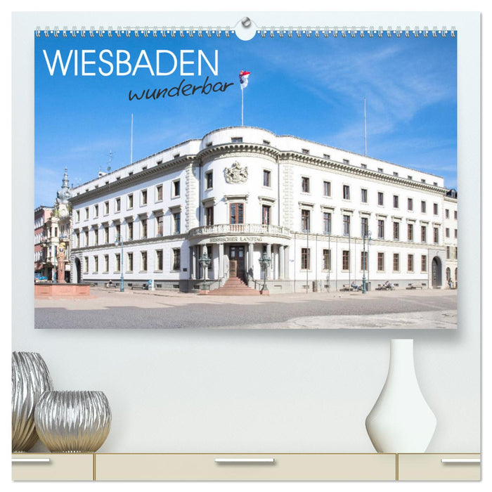 Wiesbaden merveilleux (Calendrier mural CALVENDO Premium 2024) 