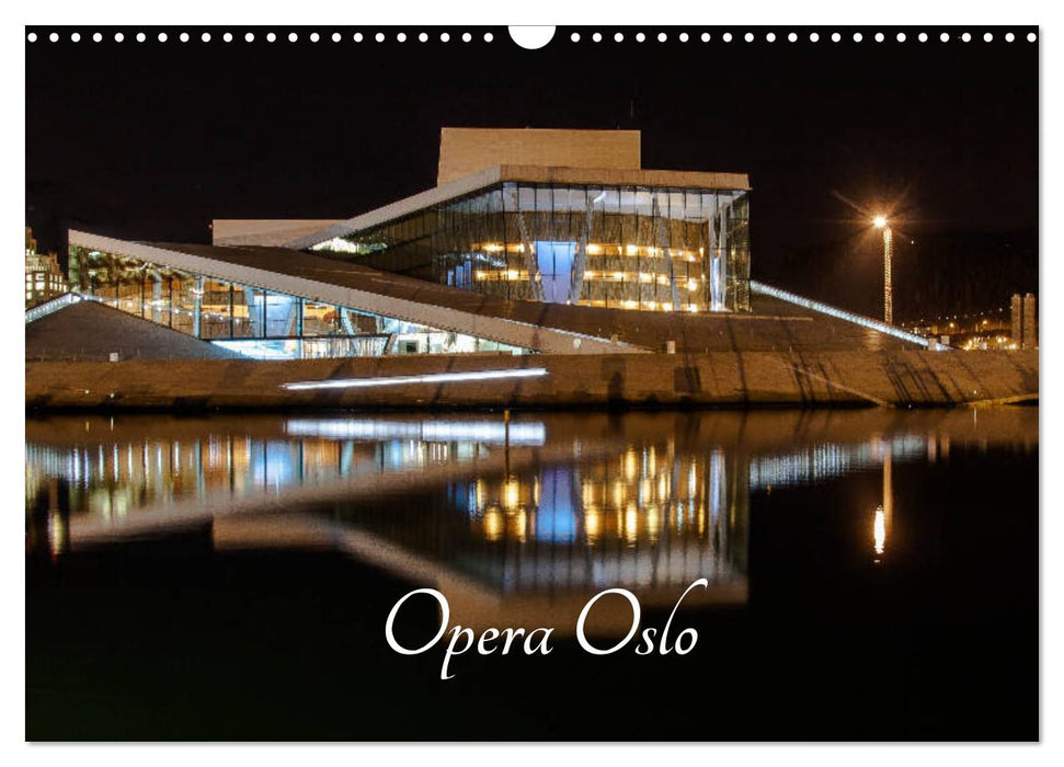 Opéra Oslo (Calendrier mural CALVENDO 2024) 