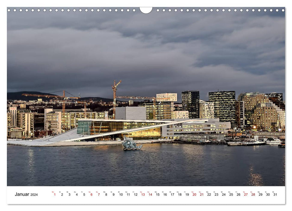 Opera Oslo (CALVENDO wall calendar 2024) 