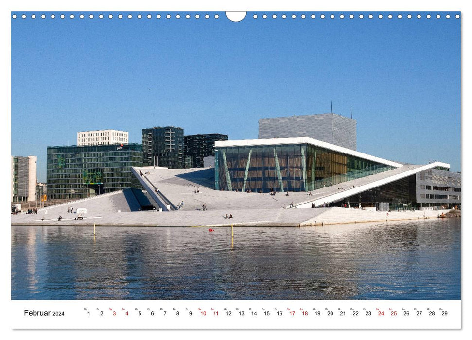 Opera Oslo (CALVENDO wall calendar 2024) 