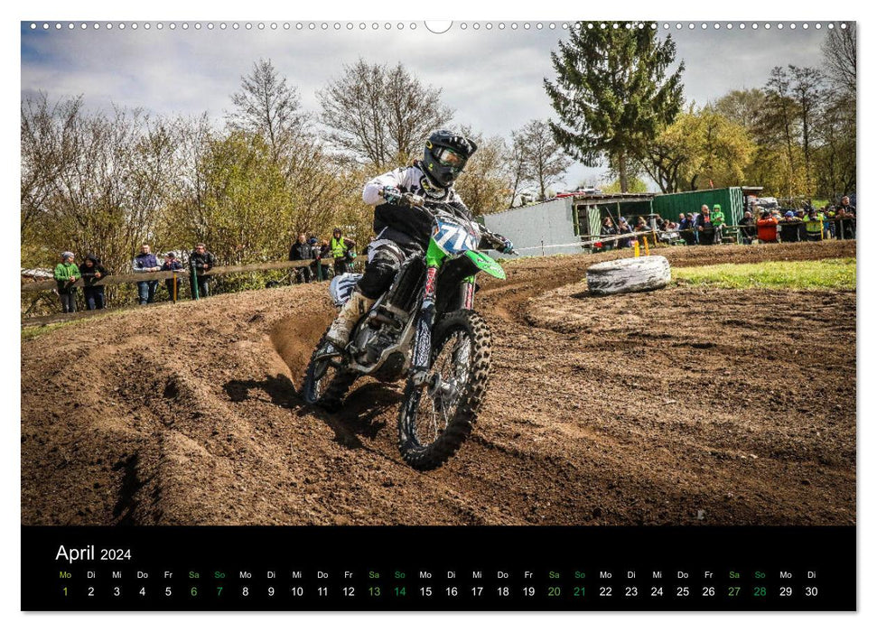 Motocross Ladies 2024 (CALVENDO Premium Wall Calendar 2024)