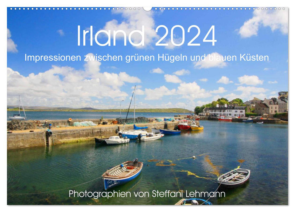 Irland 2024. Impressionen zwischen grünen Hügeln und blauen Küsten (CALVENDO Wandkalender 2024)