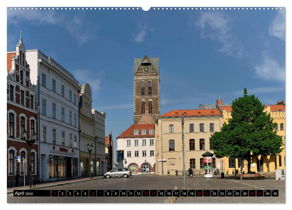 A stroll through the Hanseatic city of Wismar (CALVENDO wall calendar 2024) 