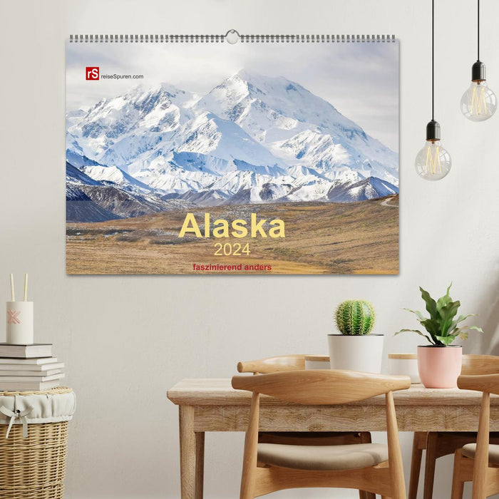 Alaska 2024 - fascinatingly different (CALVENDO wall calendar 2024) 