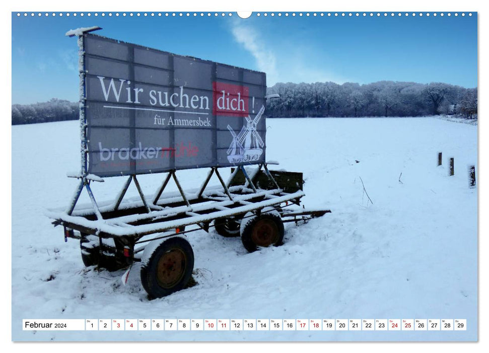 Ammersbek - Grüne Oase vor den Toren Hamburgs (CALVENDO Wandkalender 2024)