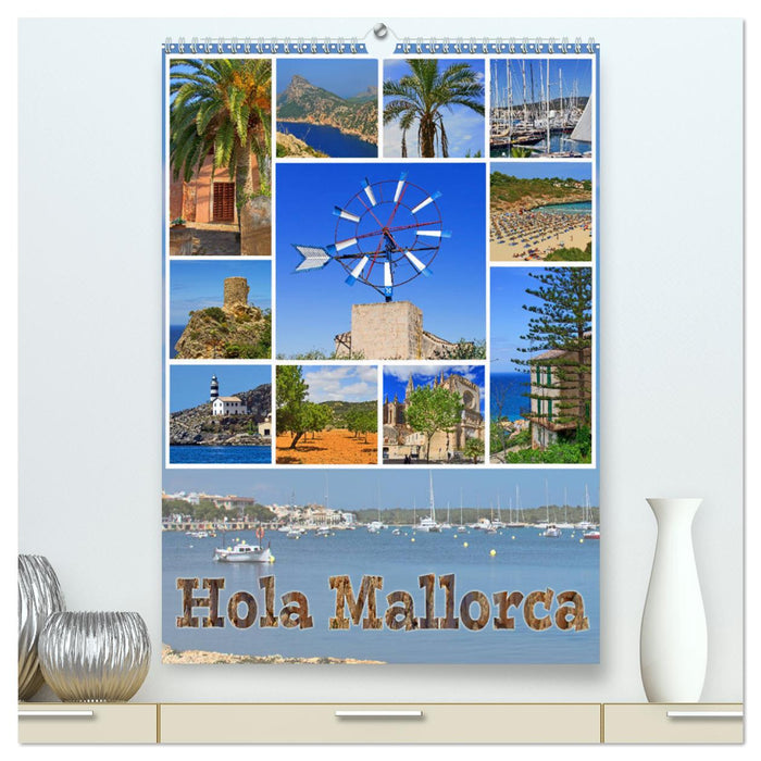 Hola Majorque (Calvendo Premium Calendrier mural 2024) 