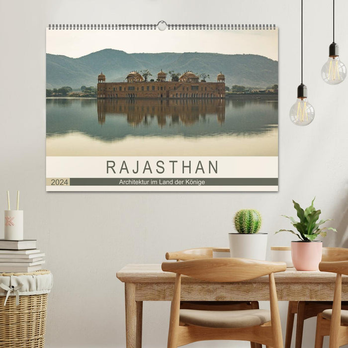 Rajasthan - Architektur im Land der Könige (CALVENDO Wandkalender 2024)