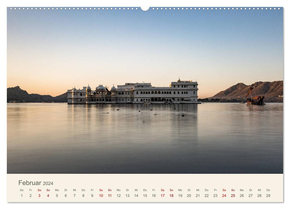 Rajasthan - Architecture in the Land of Kings (CALVENDO Wall Calendar 2024) 