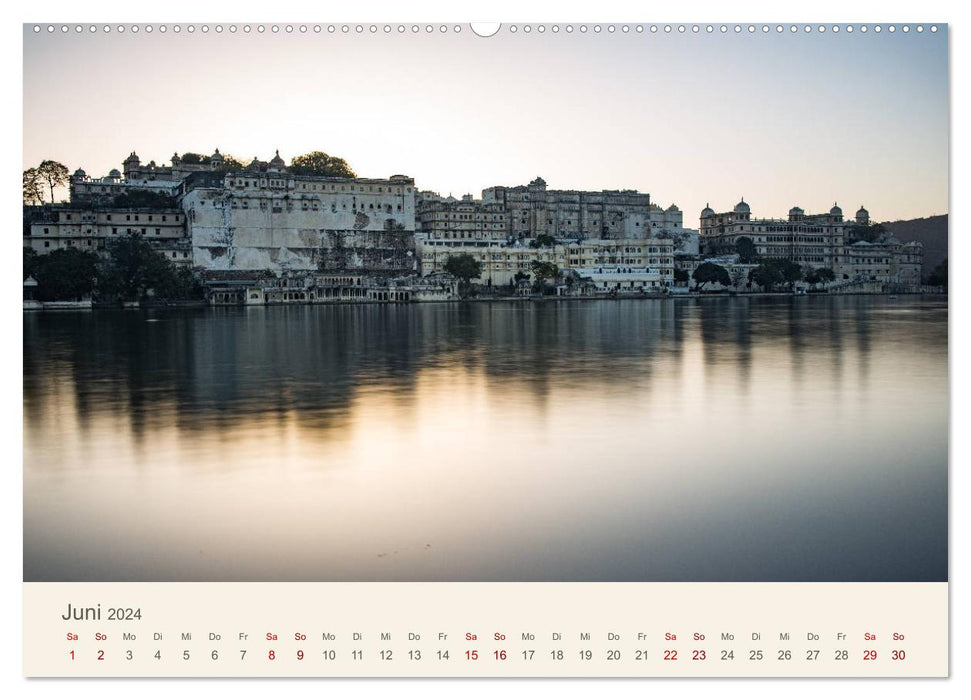 Rajasthan - Architecture in the Land of Kings (CALVENDO Wall Calendar 2024) 