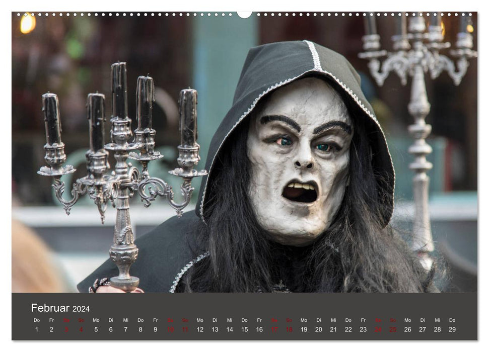 S ganz Johr Fasnacht (CALVENDO Premium Wandkalender 2024)