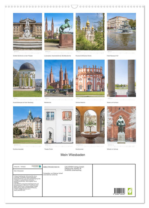 My Wiesbaden (CALVENDO wall calendar 2024) 