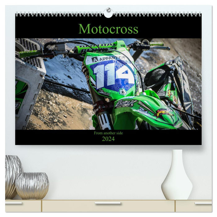 Motocross D'un autre côté 2024 (Calvendo mural Premium CALVENDO 2024) 