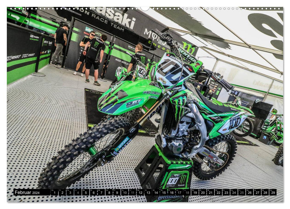 Motocross D'un autre côté 2024 (Calvendo mural Premium CALVENDO 2024) 