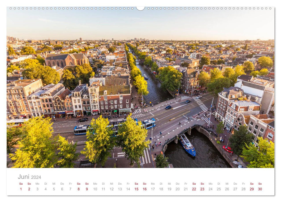 AMSTERDAM Impressionen (CALVENDO Premium Wandkalender 2024)