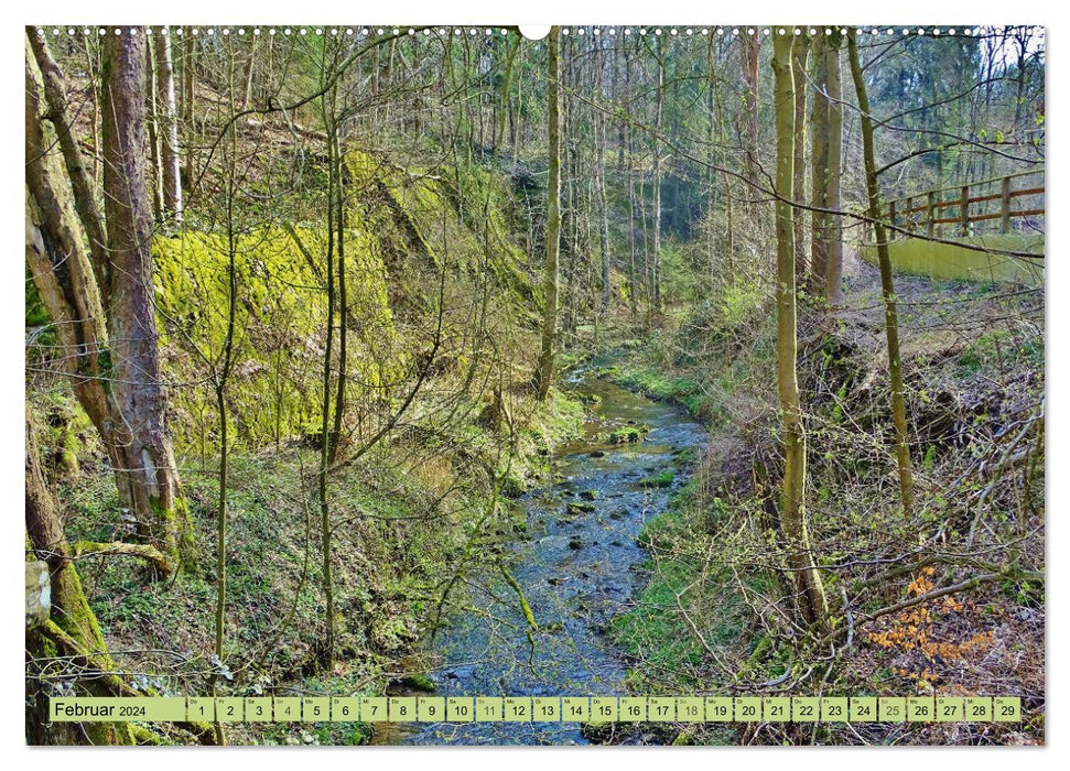 Hiking experiences in the Weserbergland (CALVENDO wall calendar 2024) 