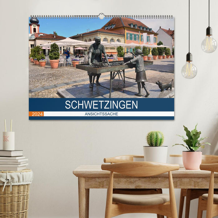 Schwetzingen - Ansichtssache (CALVENDO Wandkalender 2024)