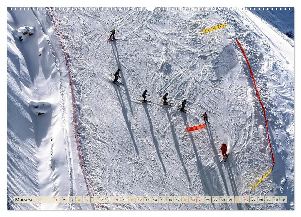 Skiing - so beautiful (CALVENDO wall calendar 2024) 