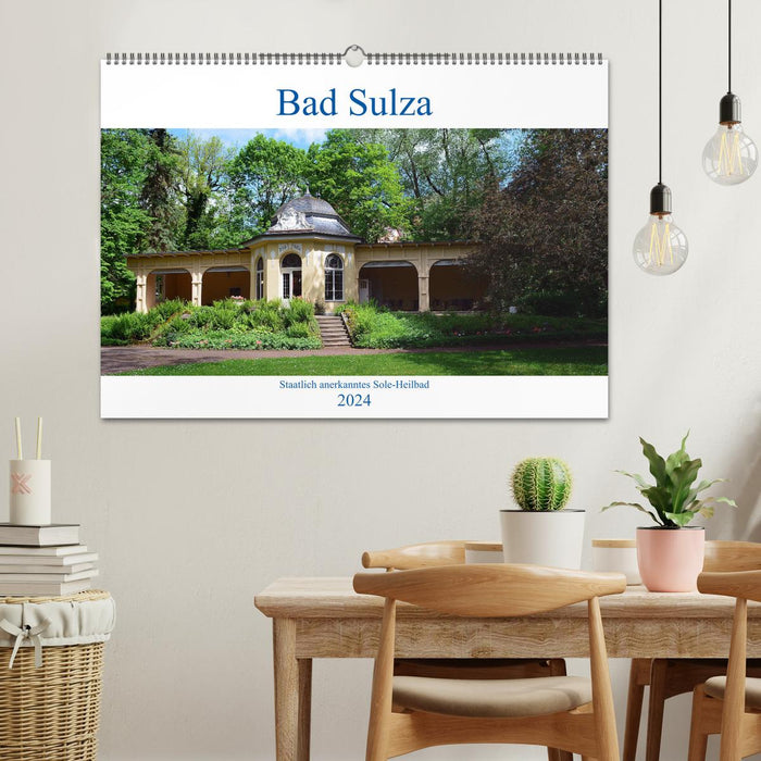 Bad Sulza - state-recognized brine spa (CALVENDO wall calendar 2024) 