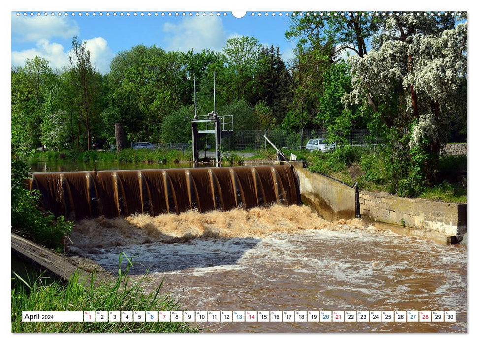 Bad Sulza - state-recognized brine spa (CALVENDO wall calendar 2024) 