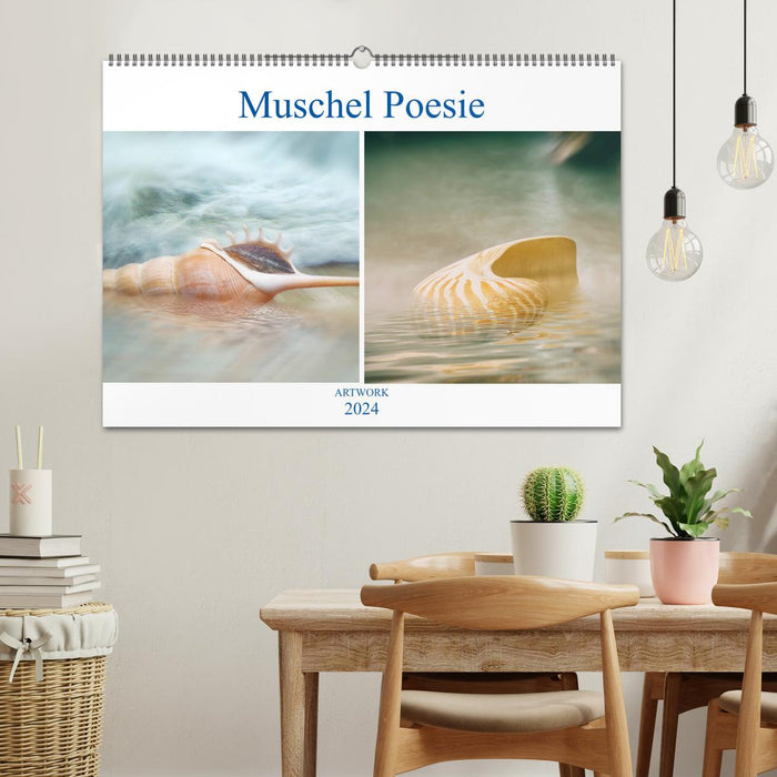 Shell Poetry - ARTWORK (CALVENDO Wall Calendar 2024) 