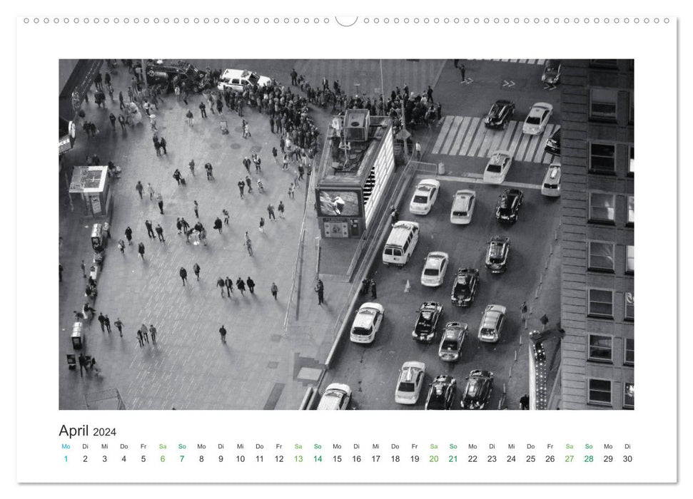 New York in black and white (CALVENDO Premium Wall Calendar 2024) 