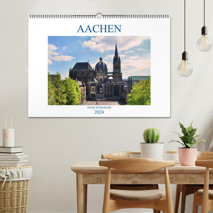Aachen - Ansichtssache (CALVENDO Wandkalender 2024)