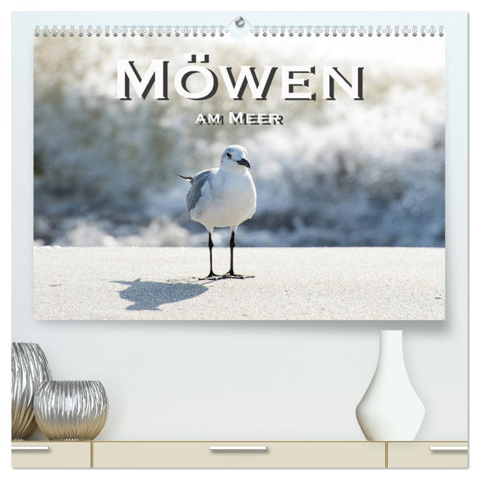 Seagulls by the Sea (CALVENDO Premium Wall Calendar 2024) 