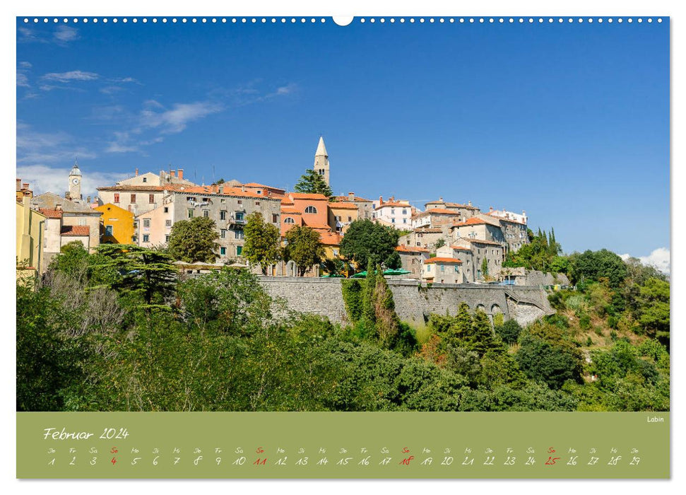 Beautiful Istria (CALVENDO Premium Wall Calendar 2024) 