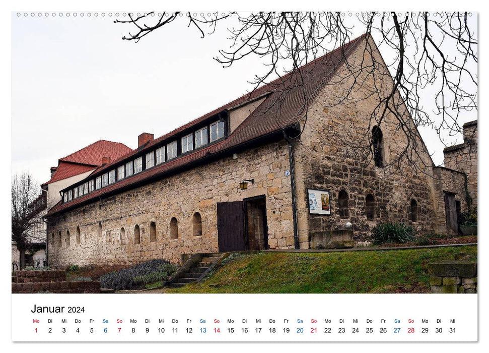 The Romanesque Road (CALVENDO Premium Wall Calendar 2024) 