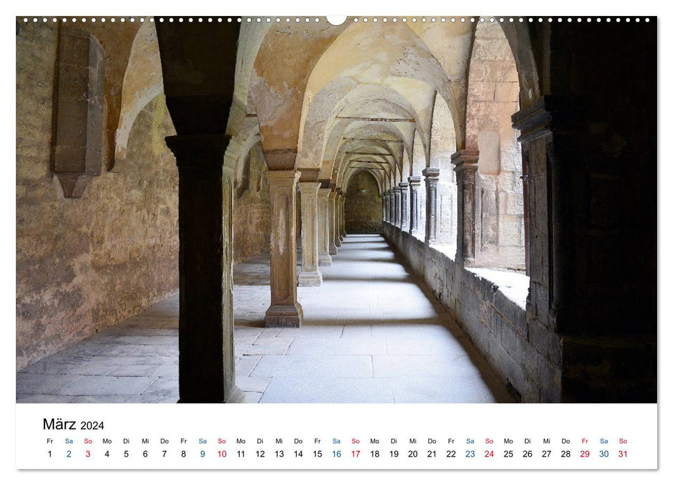 The Romanesque Road (CALVENDO Premium Wall Calendar 2024) 