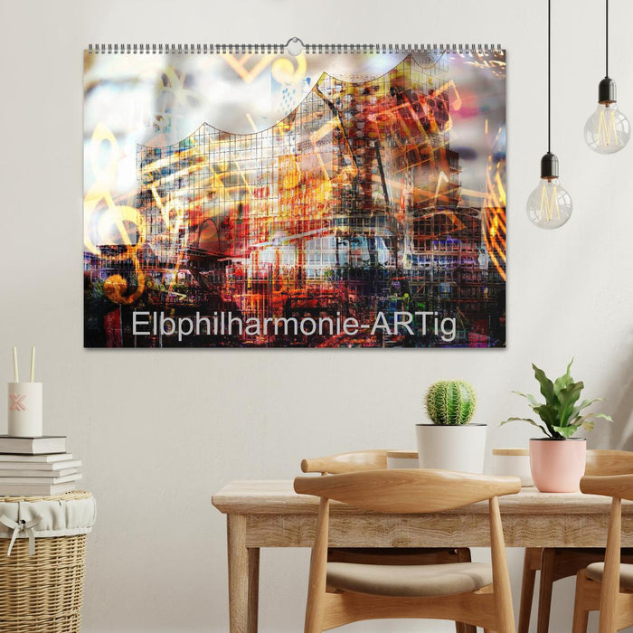 Elbphilharmonie-ARTig (CALVENDO Wandkalender 2024)