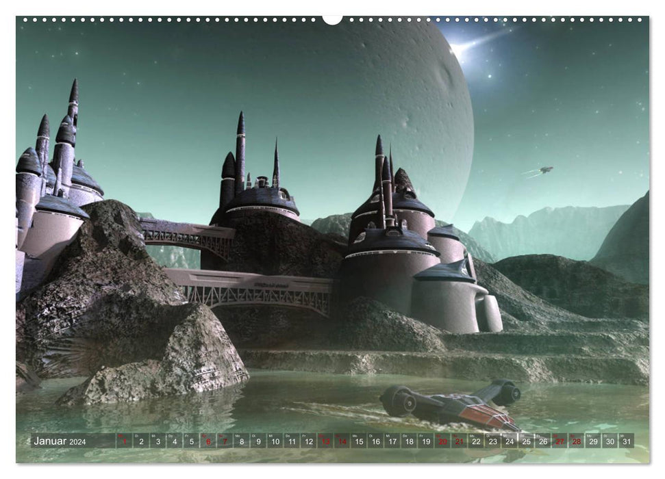 Looking to the day after tomorrow (CALVENDO wall calendar 2024) 