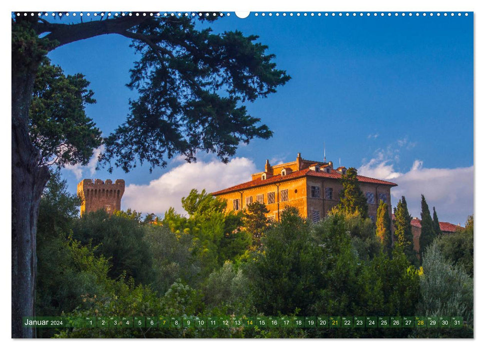 TUSCANY in magical light (CALVENDO wall calendar 2024) 