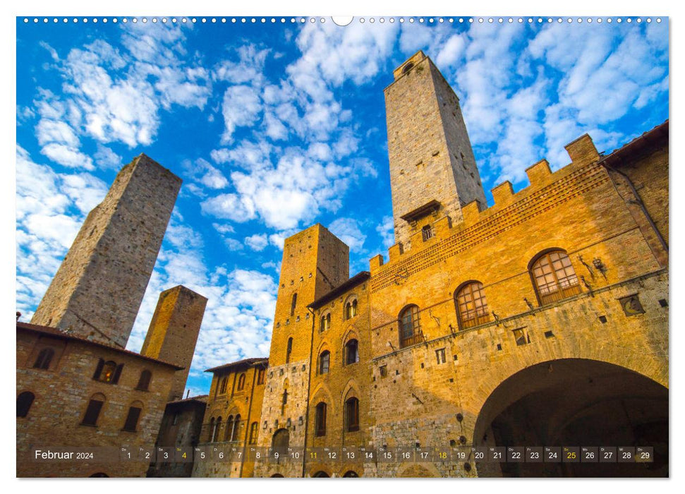 TUSCANY in magical light (CALVENDO wall calendar 2024) 