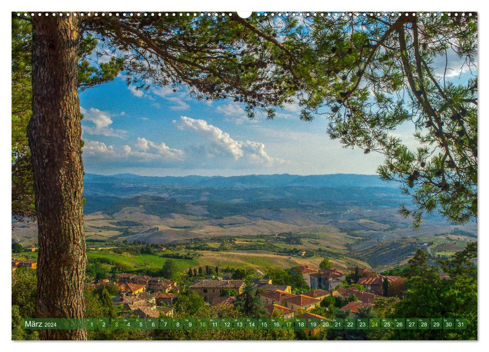 TUSCANY in magical light (CALVENDO wall calendar 2024) 