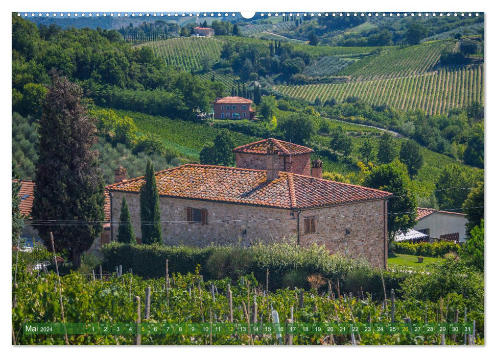 TUSCANY in magical light (CALVENDO wall calendar 2024) 