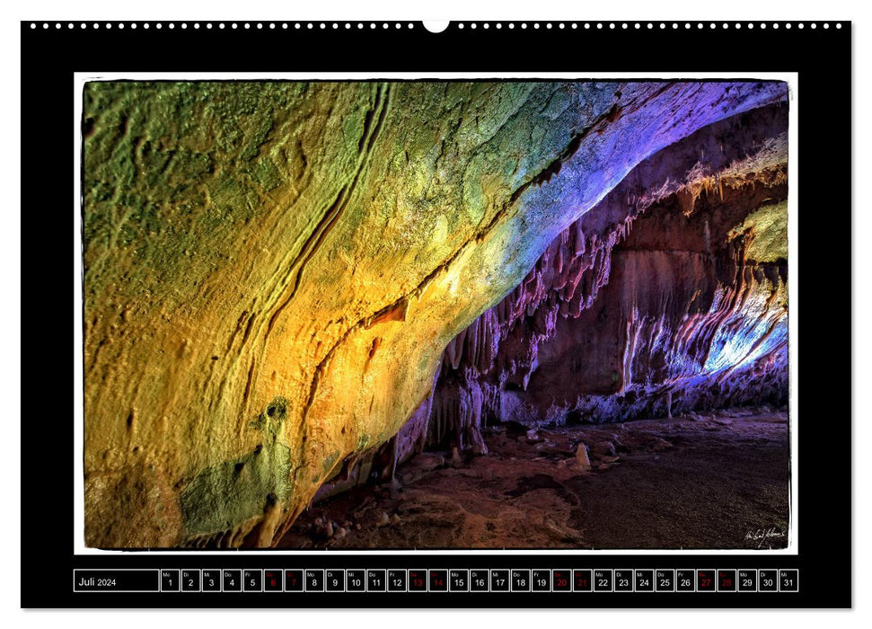 Dripstone Dechenhöhle (CALVENDO Premium Wall Calendar 2024) 