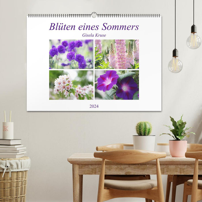 Blossoms of a Summer (CALVENDO Wall Calendar 2024) 