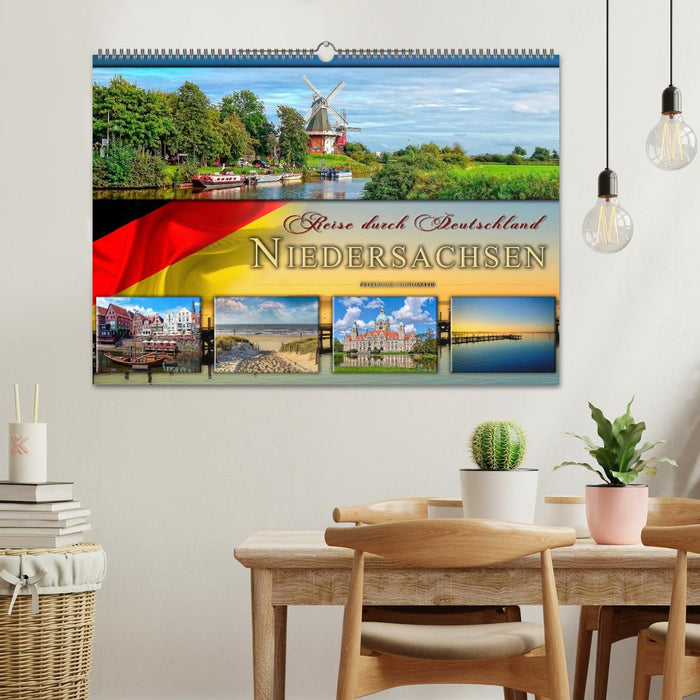Travel through Germany - Lower Saxony (CALVENDO wall calendar 2024) 