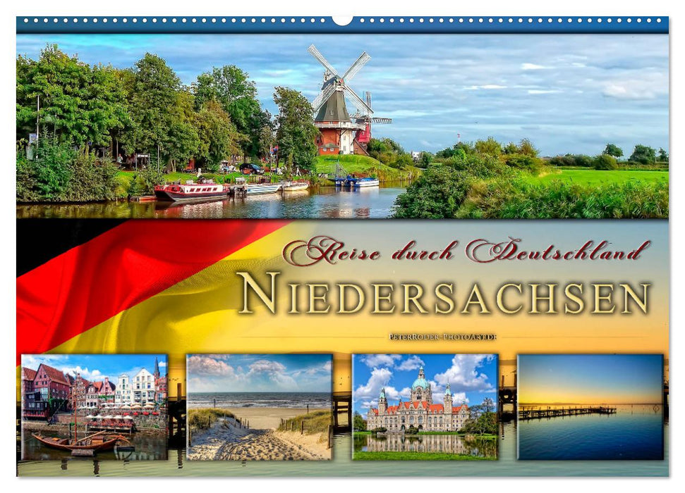 Reise durch Deutschland - Niedersachsen (CALVENDO Wandkalender 2024)