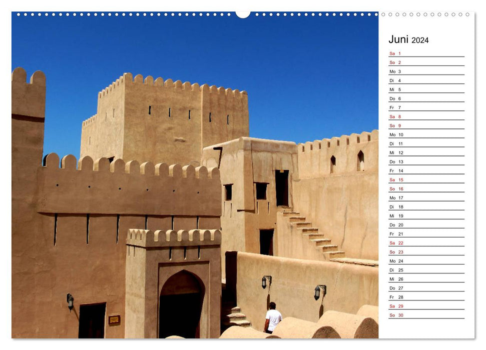 Kontraste der Arabischen Halbinsel (CALVENDO Wandkalender 2024)