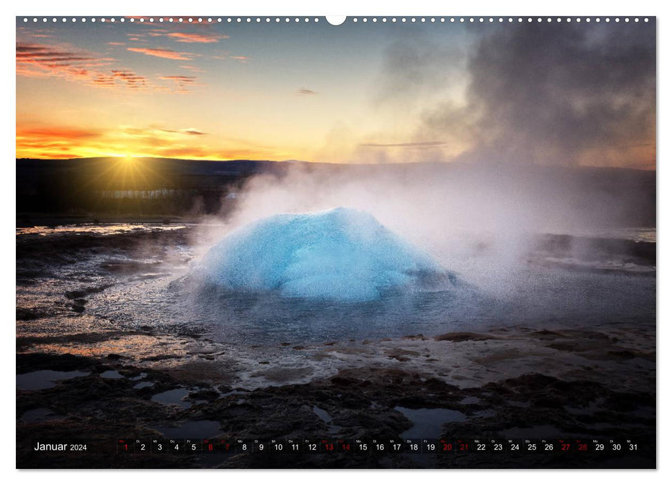 Iceland - Nature in Focus (CALVENDO Wall Calendar 2024) 