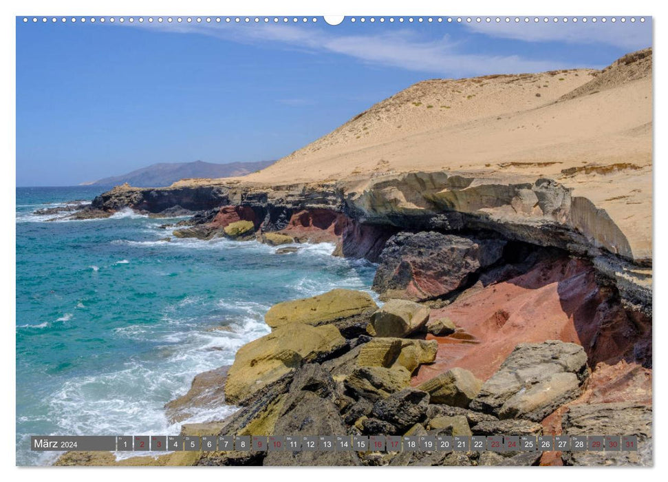 Fuerteventura - côte et désert (Calendrier mural CALVENDO 2024) 