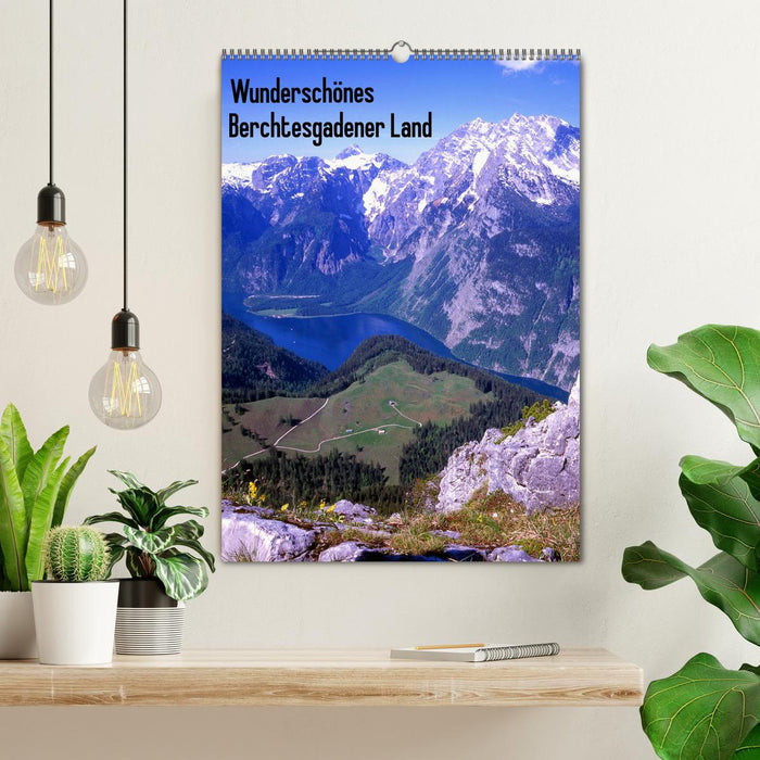 Magnifique pays de Berchtesgadener (calendrier mural CALVENDO 2024) 